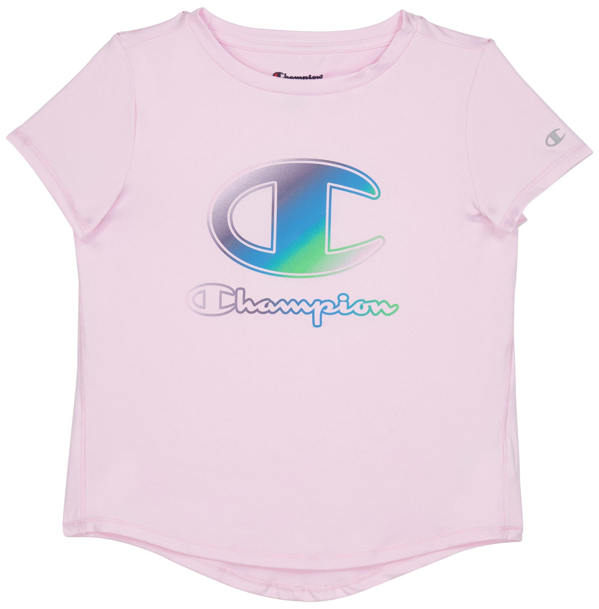 Big Girls Double Dry Chest Champion Sport Tee