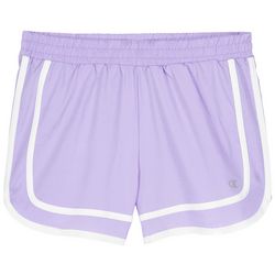 Little Girls Solid Woven Sports Shorts