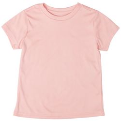 RB3 Active Little Girls Solid Short Sleeve Tee