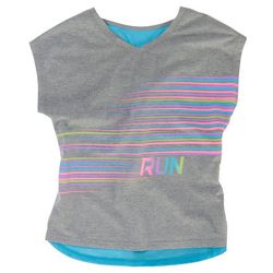 RB3 Active Big Girls Run Stripe T-Shirt