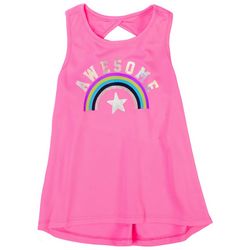 RB3 Active Little Girls Awesome Twist Back Tank