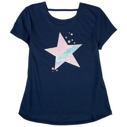 RB3 Active Little Girls Star Print T-Shirt