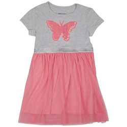 Dot & Zazz Little Girls Butterfly Sequin Tutu Dress