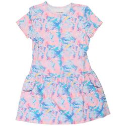 Dot & Zazz Little Girls Tie-Dye Sprinkles Pocket Dress