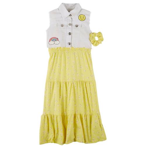 Limited Too Little Girls 2-pc. Floral Rainbow Vest
