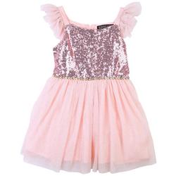 Little Girls Sparkle Tulle Dress