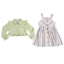 Little Girls 2 Pc Jacket and Dress Set