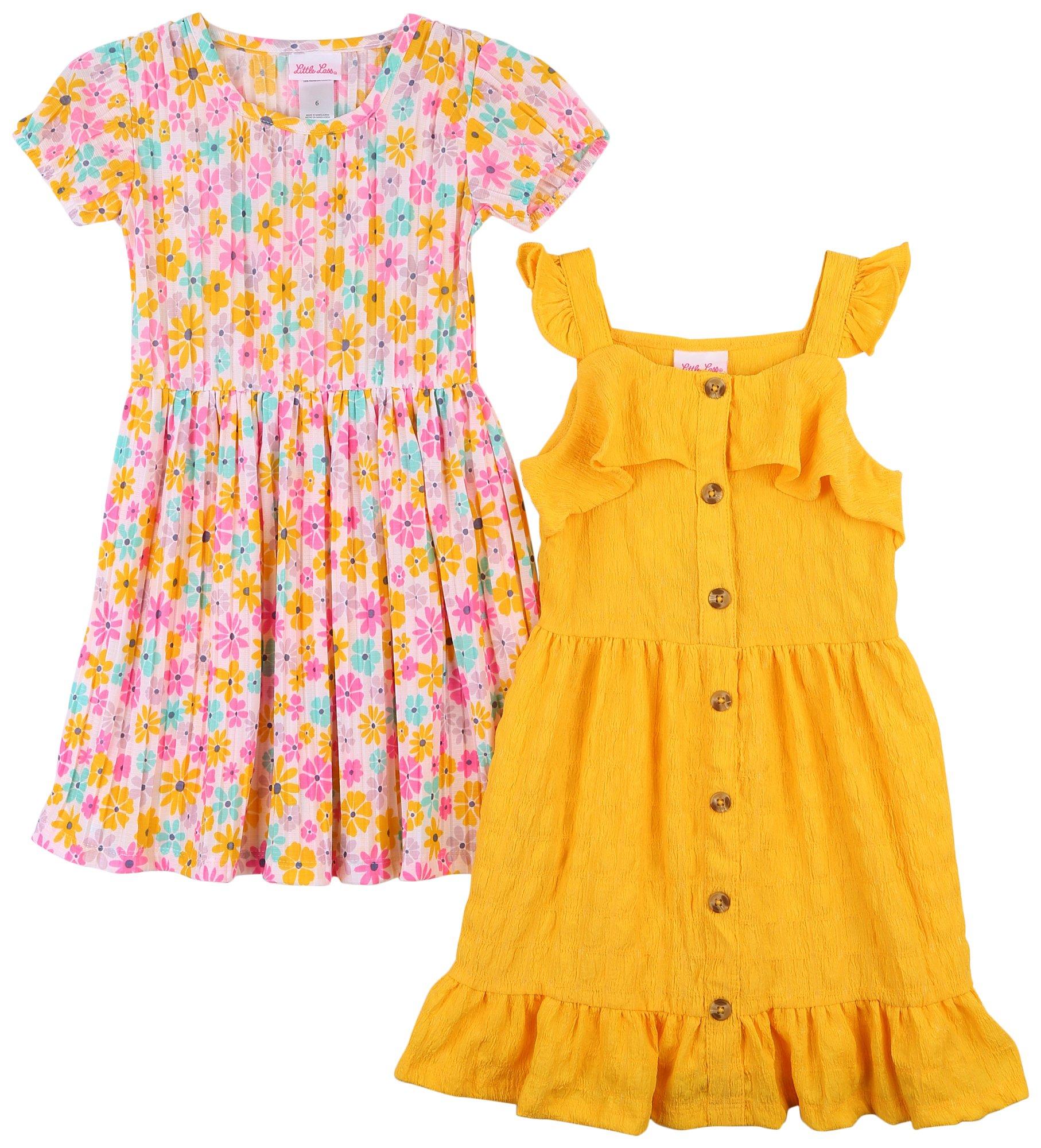 Little Girls 2 Pc. Dress Set