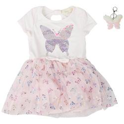 Little Girls 2-pc. Butterfly Tutu Dress Set