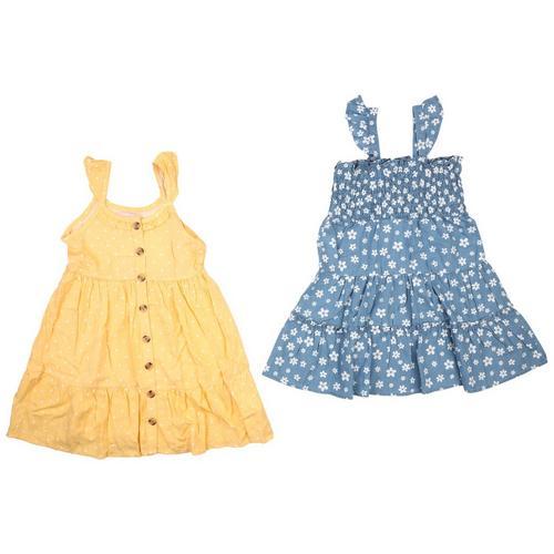 Little Girls 2-pk. Pretty Girl Dress Set