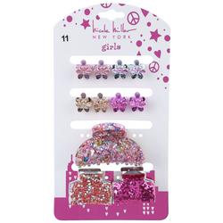 Girls 11-pc. Small Hair Claw Clips Set