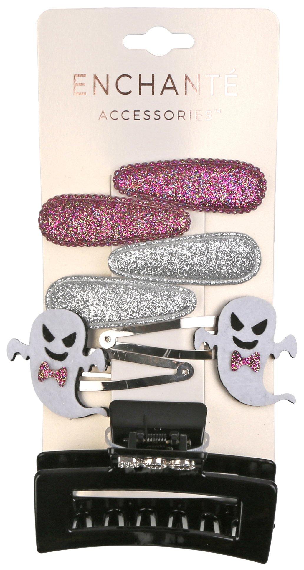 6 Pc Halloween Hair Clip Set