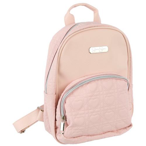 Jessica Simpson Girls Faux Leather Backpack