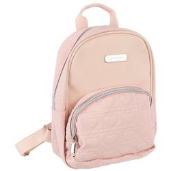 Girls Faux Leather Backpack