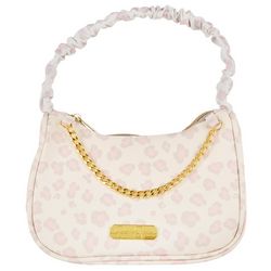Jessica Simpson Girls Cheetah Crescent Shoulder Bag