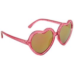 Girls Glittered Heart Shape Sunglasses
