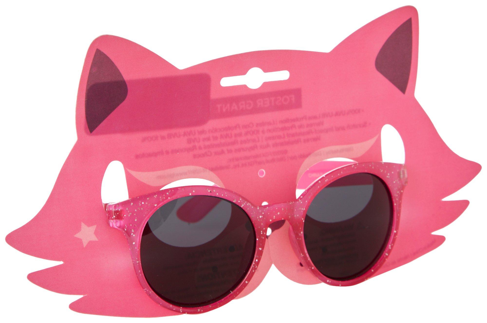 FOSTER GRANT Girls Cute Shape Pink/Black Sunglasses