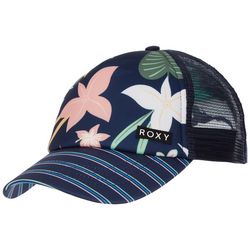 Roxy Girls Floral Honey Coconut Mesh Snapback Baseball Hat