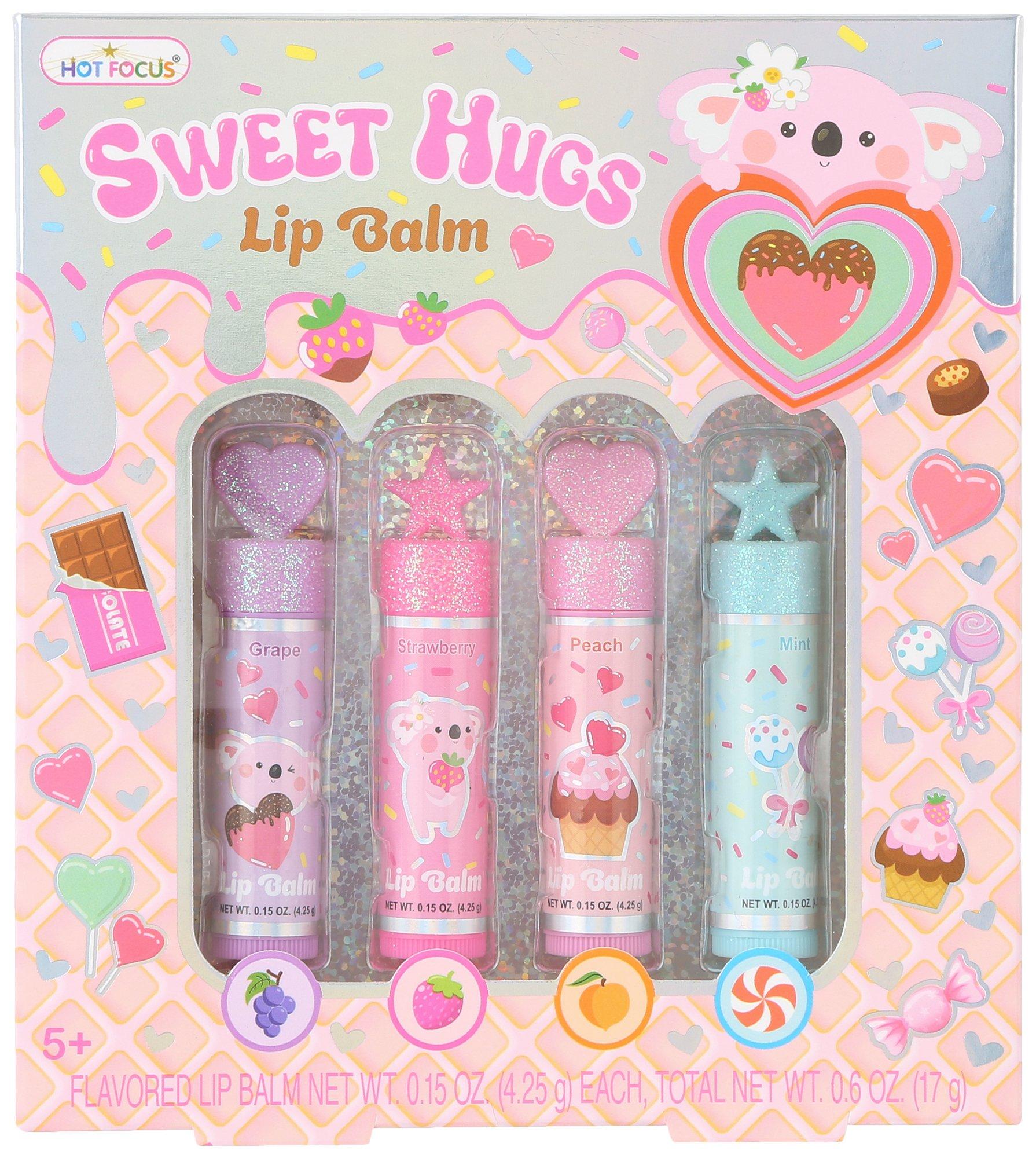 Girls 4-Pc. Sweet Hugs Lip Balms Set