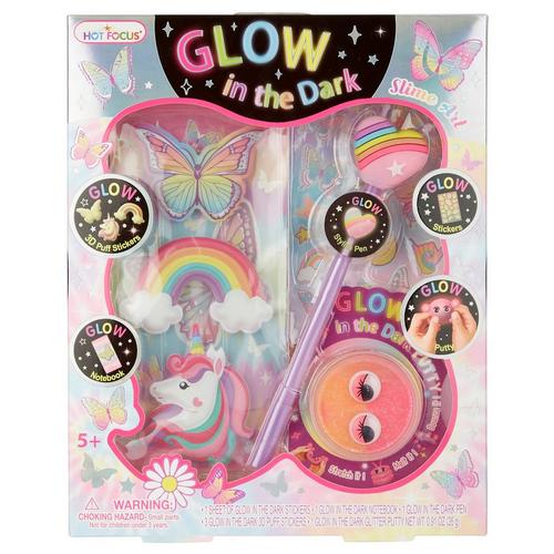 Hot Focus 7pc.Glow In The Dark Butterfly &
