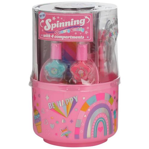 Hot Focus 6 Pc Spinning Beauty Caddy Cosmetic