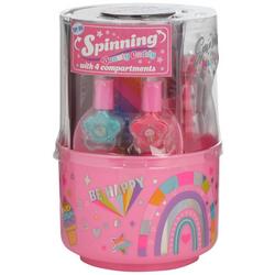 6 Pc Spinning Beauty Caddy Cosmetic Set