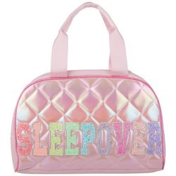 Girls Sleepover Quilted Duffle Bag
