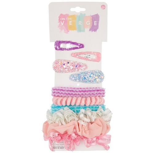 On The Verge Girls 10-pc. Snap Clip &