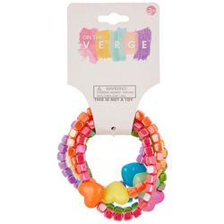 On The Verge Girls 6 Pc Heart Bracelet Set