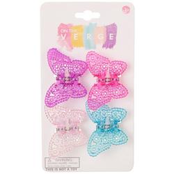 Girls 4-pk. Butterfly Hair Claw Clips