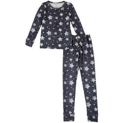 Rene Rofe Big Girls Star Screen Print Pajama Set