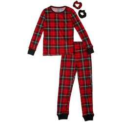 Rene Rofe Big Girls 4 Pc Plaid Pajama Set