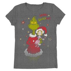 The Grinch Little Girls Grinchmas Graphic Short Sleeve Tee