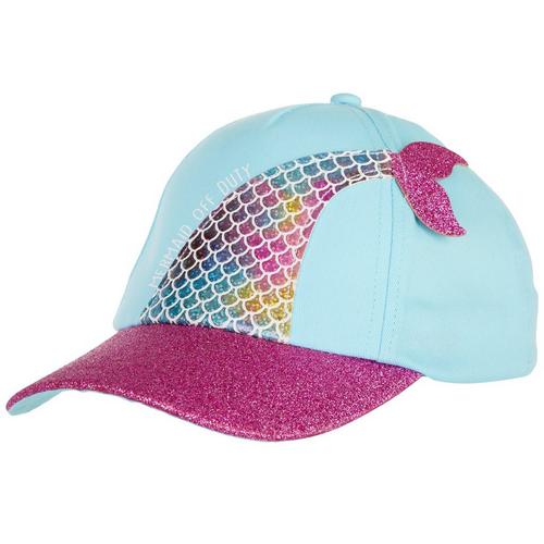 Capelli Girls Rainbow Glitter Mermaid Tail Hat
