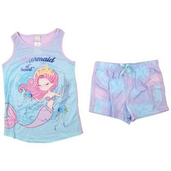 JELLIFISH KIDS Big Girls 2-pc. Mermaid Pajama Set