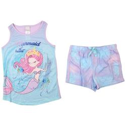 Big Girls 2-pc. Mermaid Pajama Set