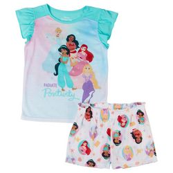 Disney Little Girls 2-pc Princesses Pajama Set