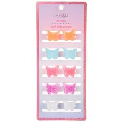 Capelli 10-pc. Butterfly Claw Hair Clip Set