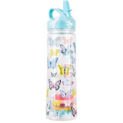 Capelli Girls Butterfly Water Bottle & Hair Tie Set