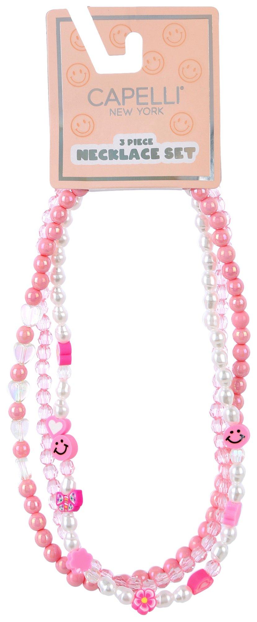 Girls 3pk. Necklace Collection Set