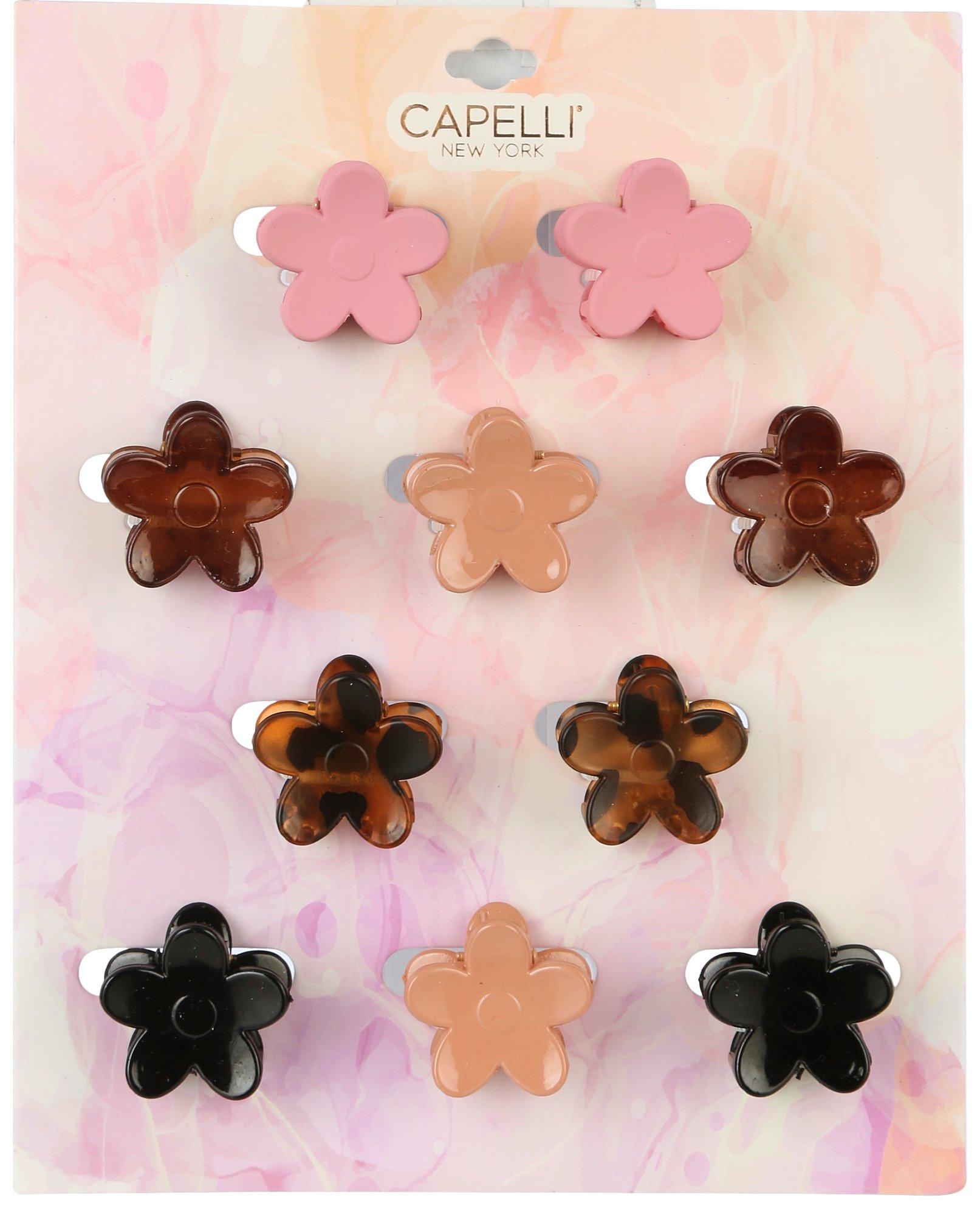 Capelli NY Girls 10pk. Daisy Claw Clips Collection Set