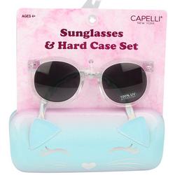 2 Pc. Celestial Kitty Sunglasses & Hardcase Set