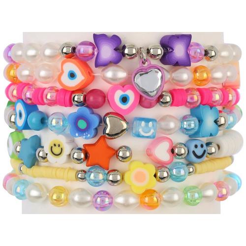 7 Pc Girls Bracelet Set
