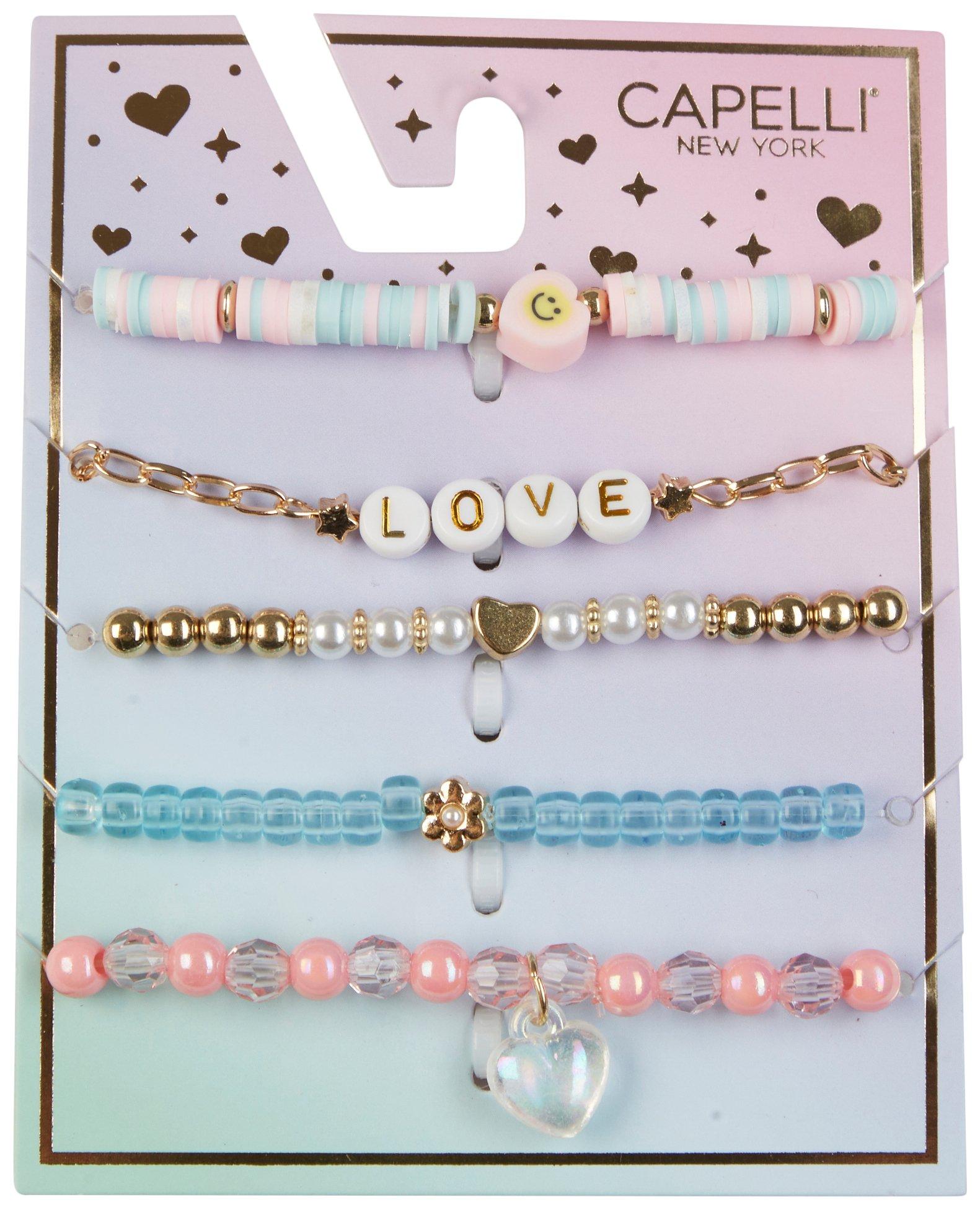 Capelli NY Girls 5pk. Bracelet Collection Set