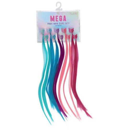 Capelli NY Girls 10-pk Butterfl Faux Hair Clip