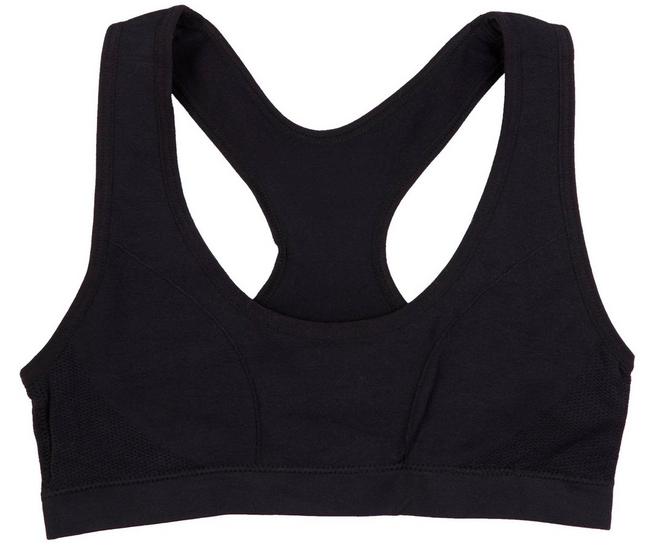 Maidenform Girl Big Girls' Seamless Racerback Sports Bra, Black, Small :  : Clothing, Shoes & Accessories