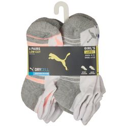 Puma Girls 6-pk. Assorted Drycell Low Cut Socks