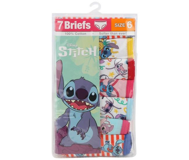 Disney Little Girls Lilo & Stitch 7-pk. Cotton Briefs