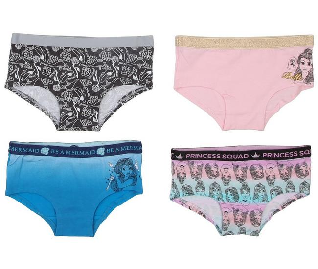 Girls' Disney Princess 7pk Underwear - 6