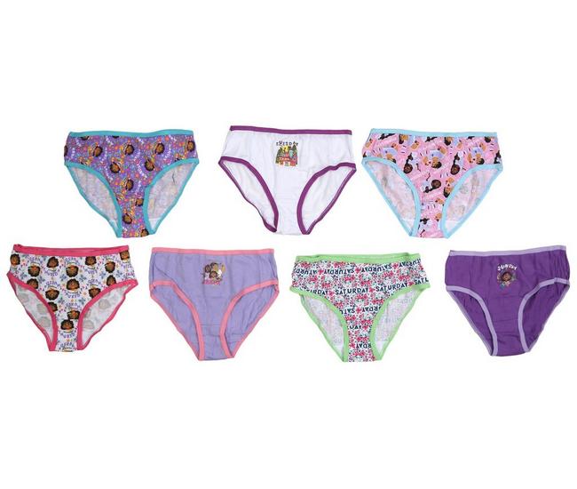  Girls Kids Briefs Modal Cotton Underwear Baby Toddler Panties Toddler  Undies 5 Pack 5-6x,Days of The Week: Clothing, Shoes & Jewelry